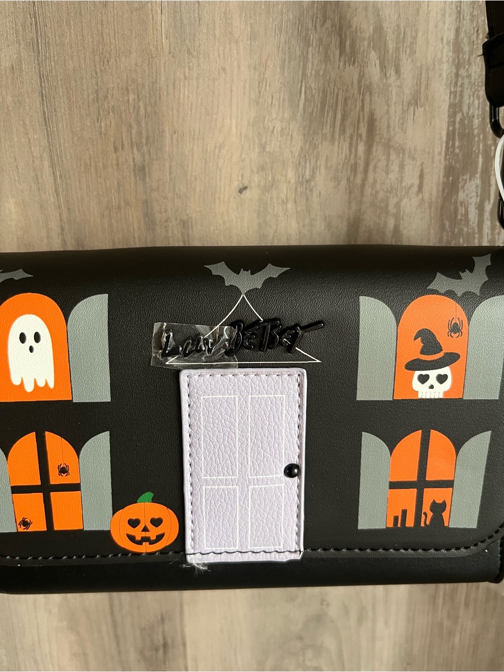 Luv Betsey by Betsey Johnson Halloween Haunted House Wallet Crossbody Bag - Picture 10 of 14